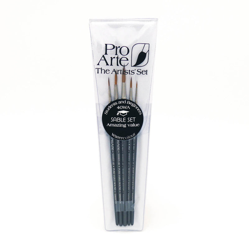 ProArte Series 40 Sable Brush set 40WA
