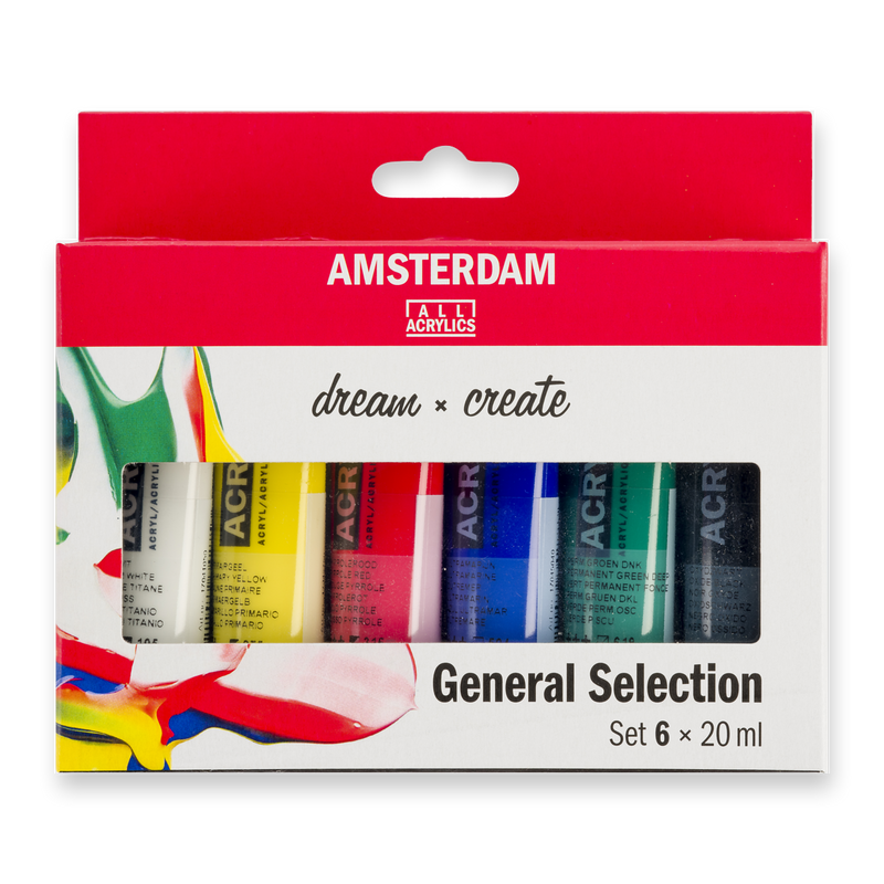 Amsterdam Acrylic General Set 6 x 20ml