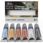 Winsor & Newton Cotman Watercolour Metallic 6 Tube Set