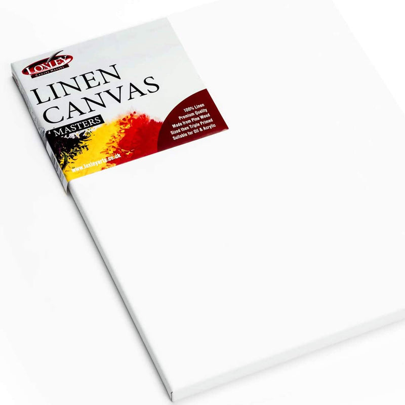 Loxley Masters Linen Canvas (White Gesso)