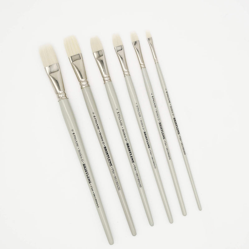 Pro Arte Bristlene Series D Flat Brushes