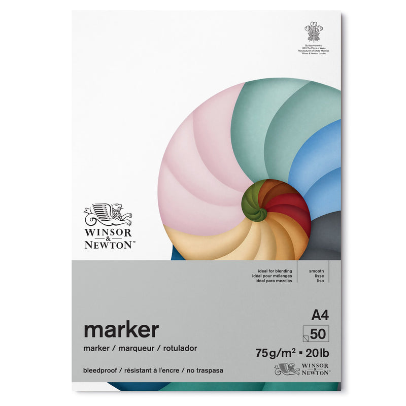 Winsor & Newton Marker Paper Pad (75gsm) A4 - 50 Sheets