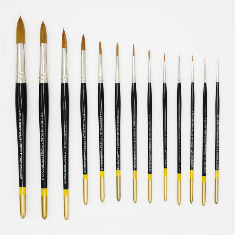 details Artists Value Profile Round Brushes