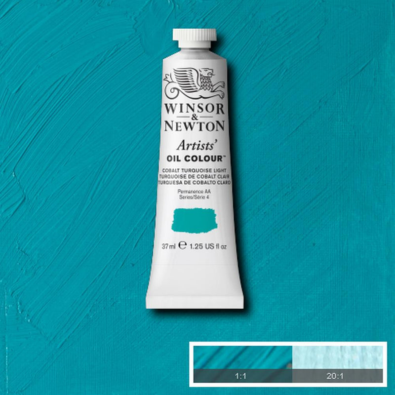 Winsor & Newton Artists Oil Colour Paint 37ml (Purple, Blue, Green and Brown)