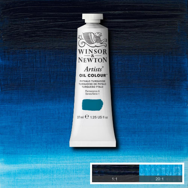 Winsor & Newton Artists Oil Colour Paint 37ml (Purple, Blue, Green and Brown)