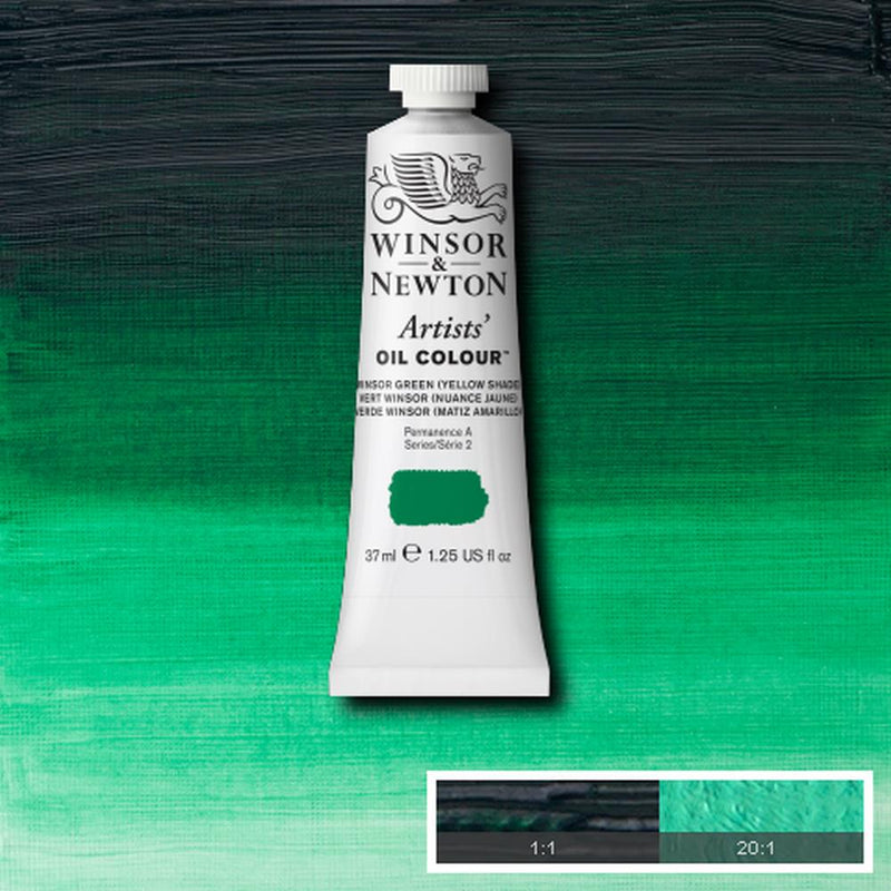 Winsor & Newton Artists Oil Colour Paint 37ml (Purple, Blue, Green and Brown)