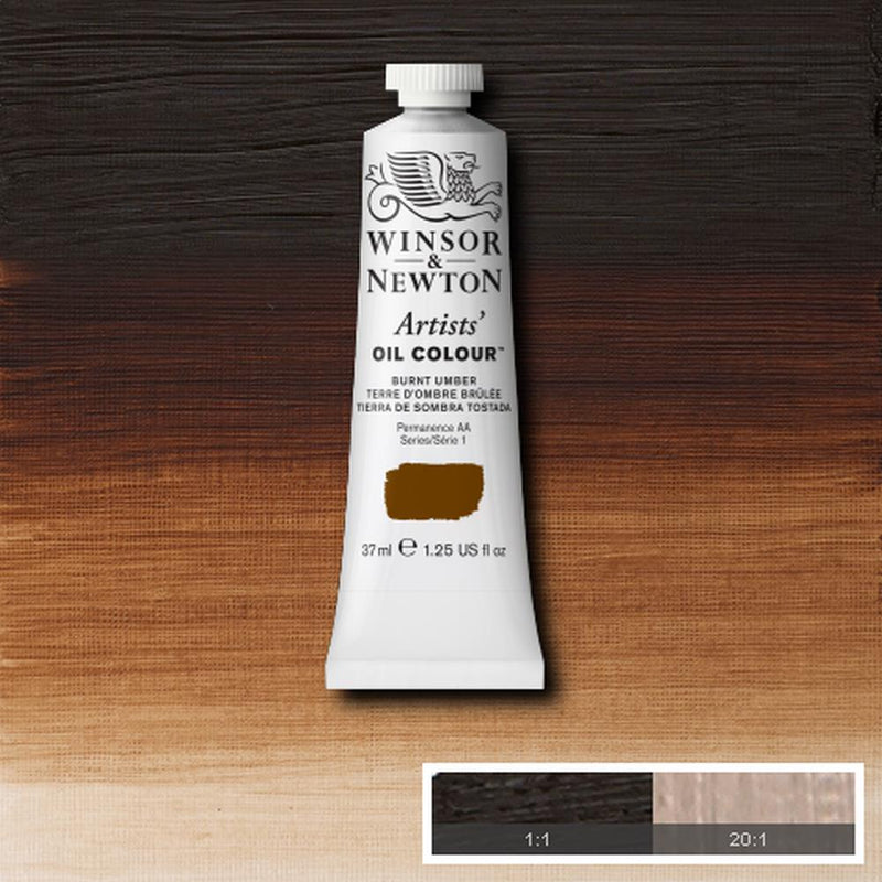 Winsor & Newton Artists Oil Colour Paint 37ml (Purple, Blue, Green and Brown)