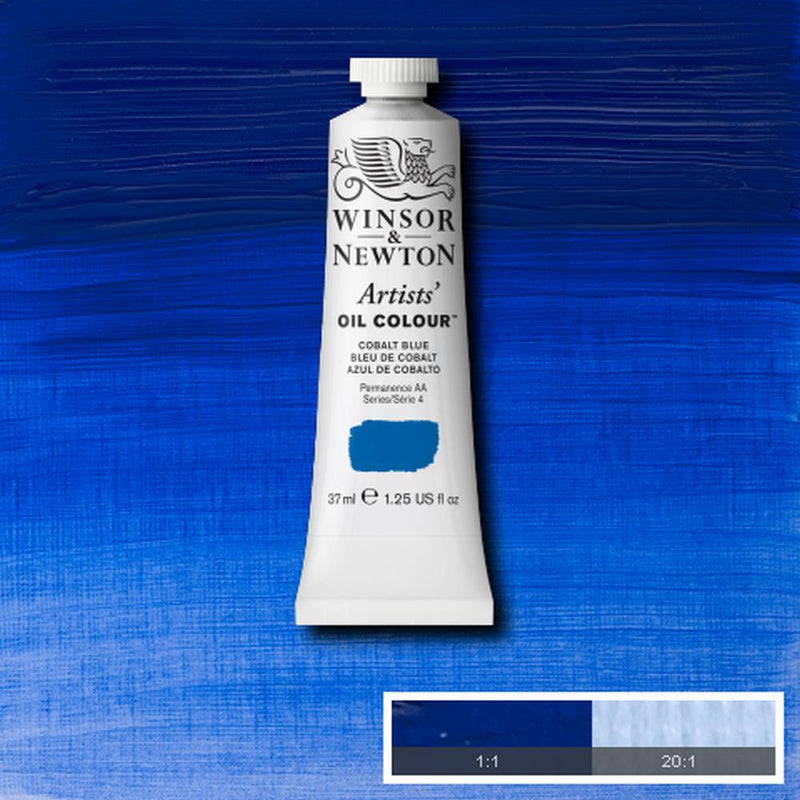 Winsor & Newton Artists Oil Colour Paint 37ml (Purple, Blue, Green and Brown)