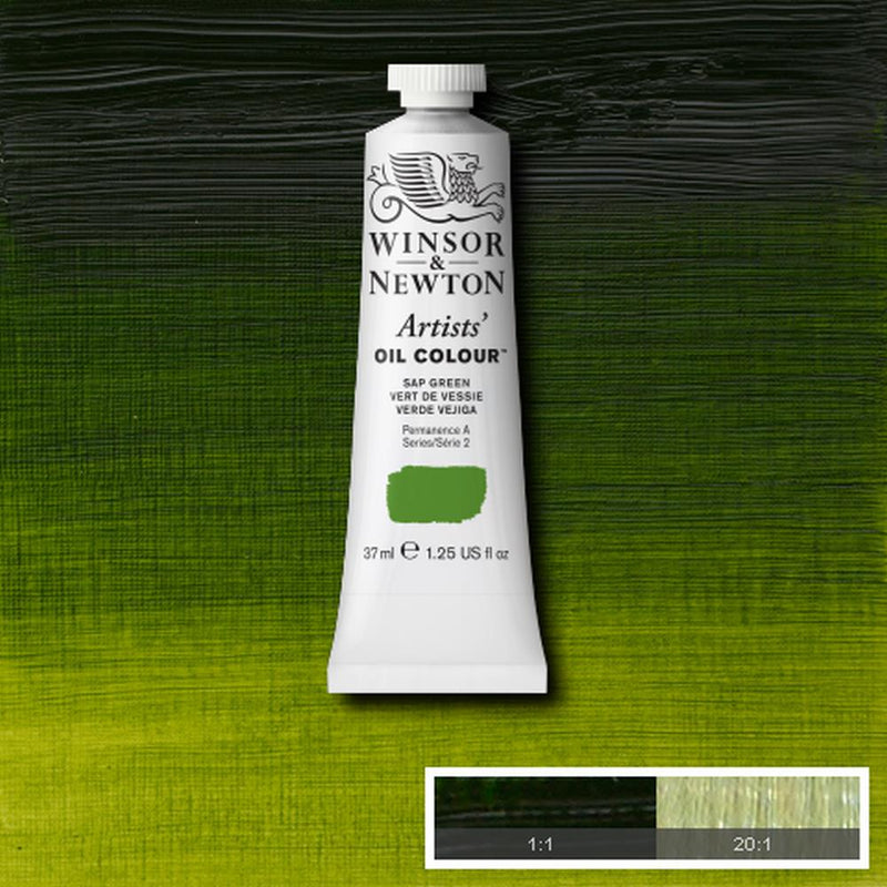 Winsor & Newton Artists Oil Colour Paint 37ml (Purple, Blue, Green and Brown)