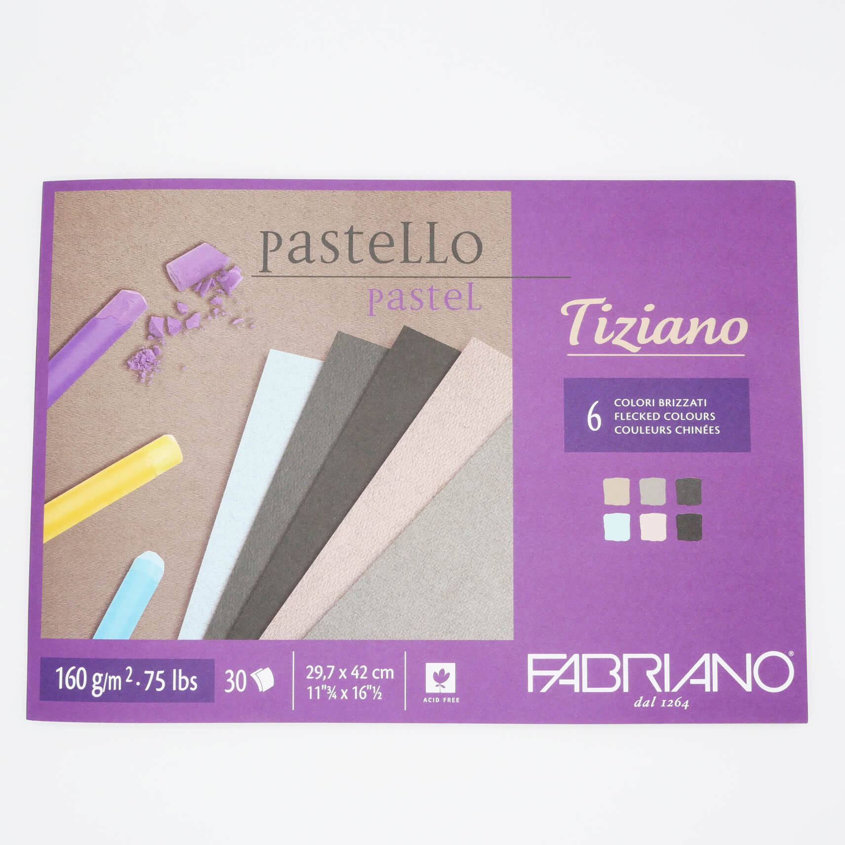 Fabriano Tiziano Pastel Paper Pads Details Art Materials