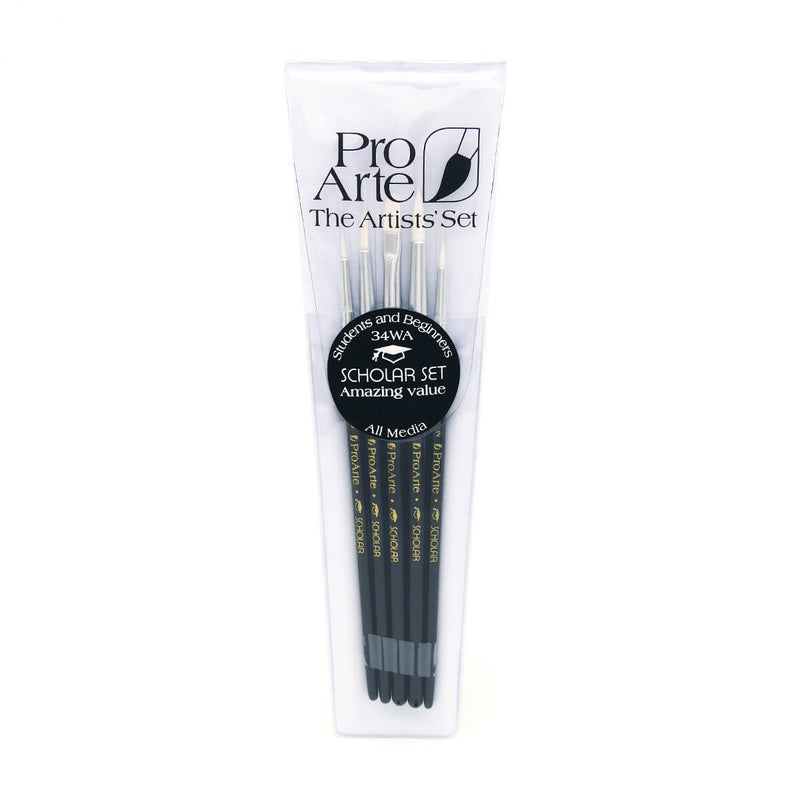 ProArte Scholar Mix Media Brush set 34WA