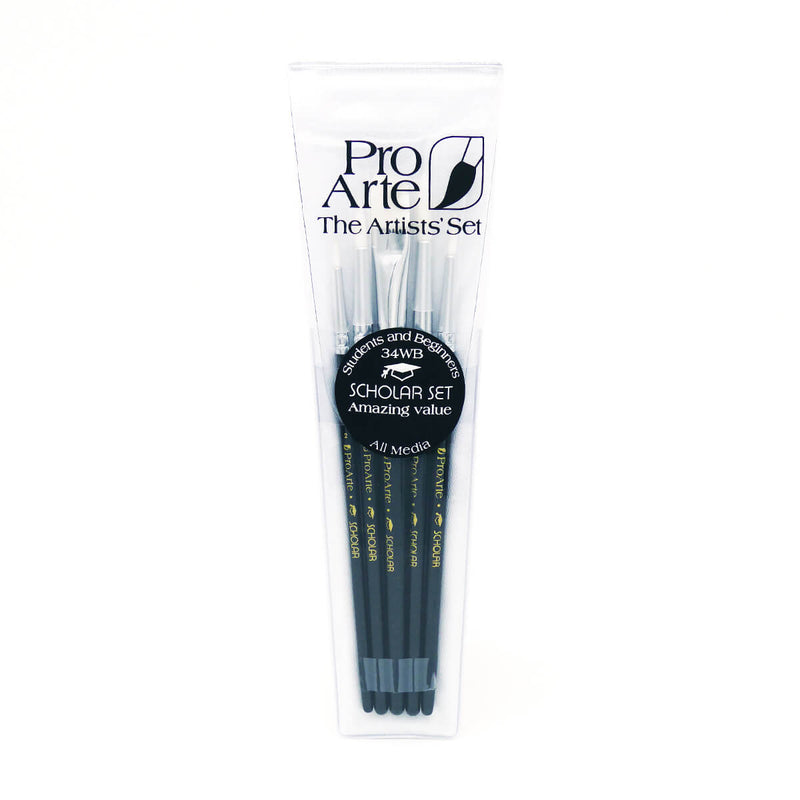 ProArte Scholar Mix Media Brush set 34WB