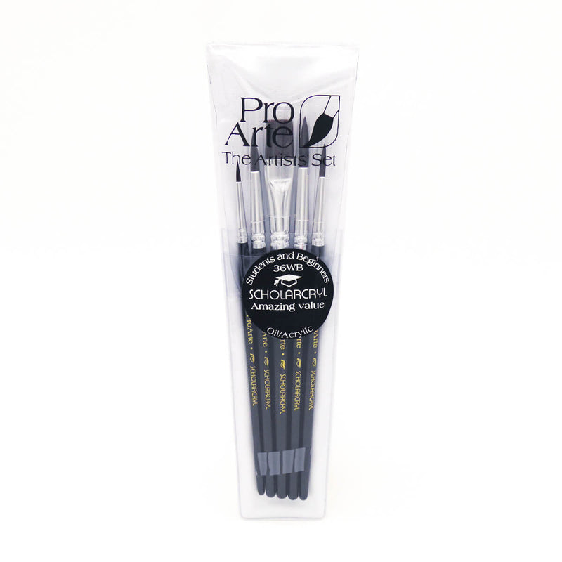 ProArte Scholar Oil/Acrylic Brush set 36WB