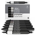 Winsor & Newton Promarker Neutral Tones Set (6 Pens)