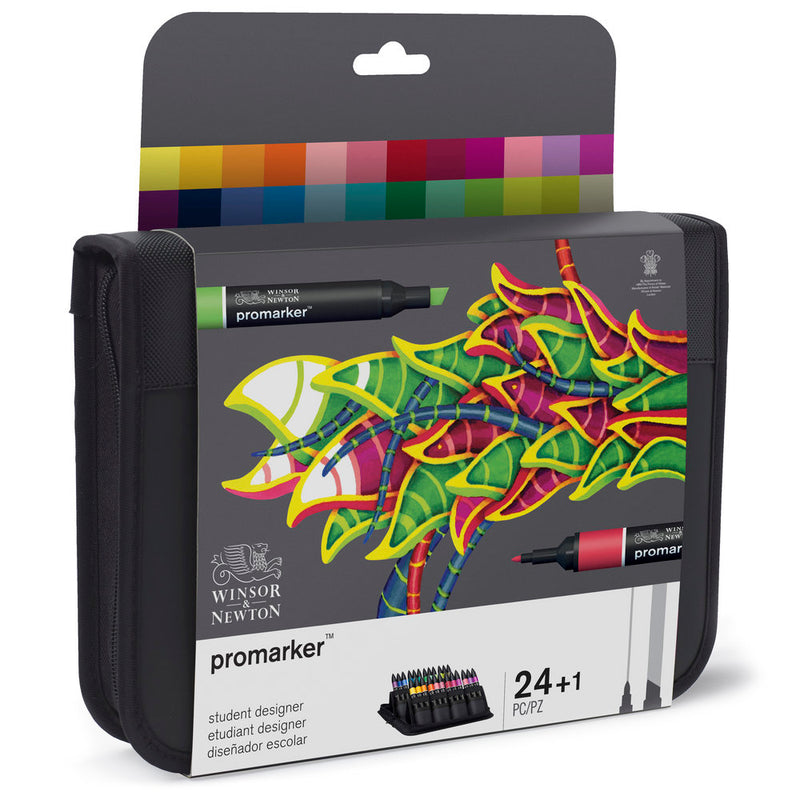 Winsor & Newton Promarker 24 Pen Student Designer wallet set