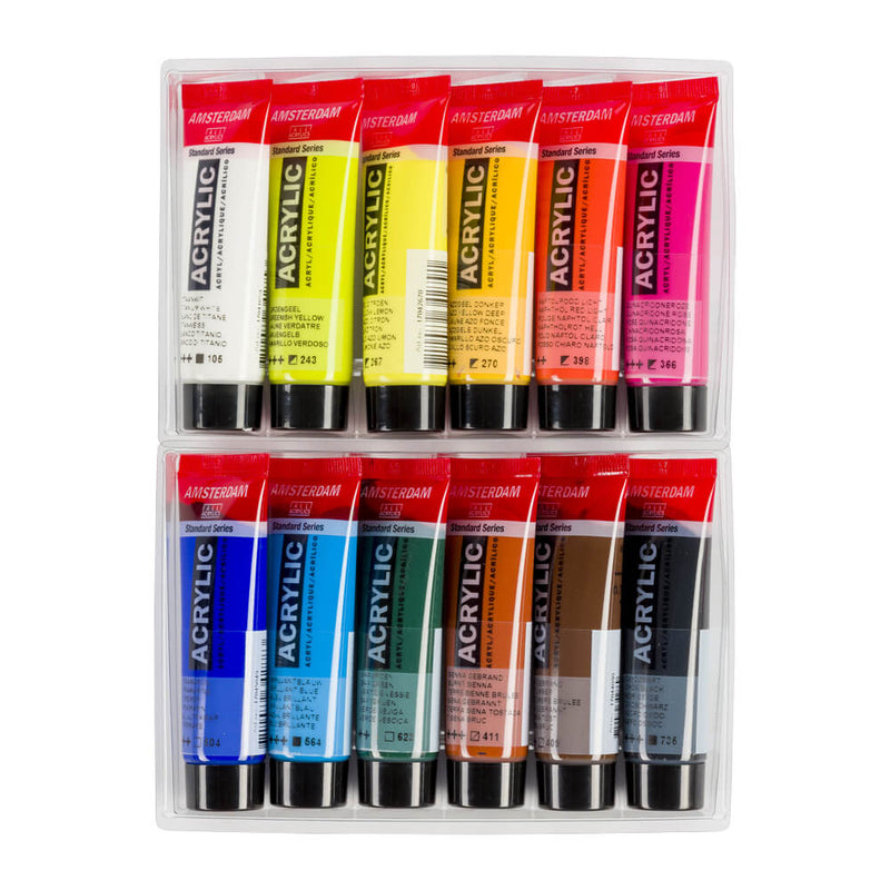 Amsterdam Acrylic Landscape Set 12 x 20ml