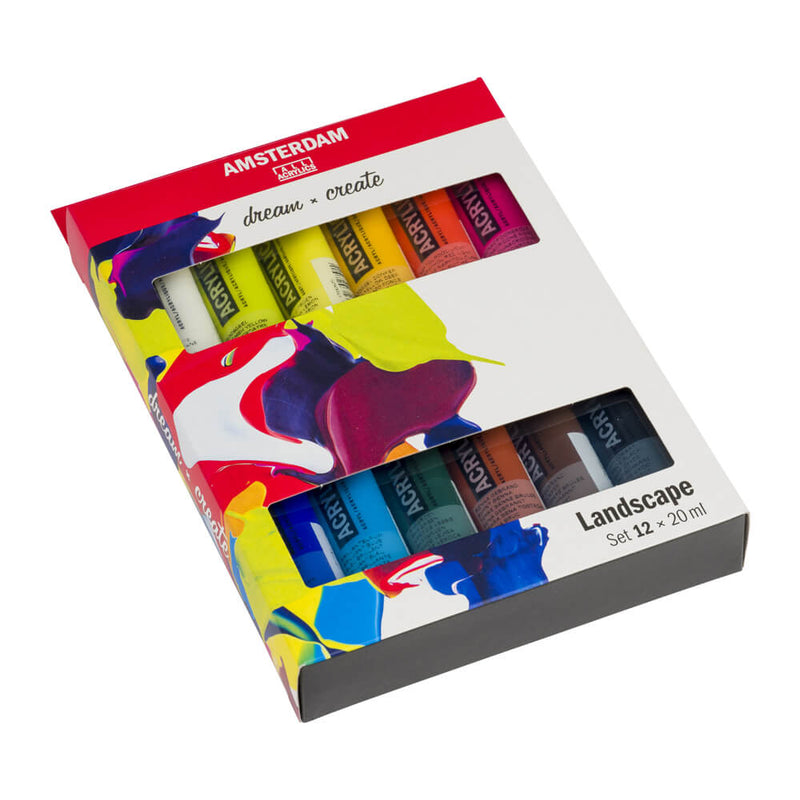 Amsterdam Acrylic Landscape Set 12 x 20ml