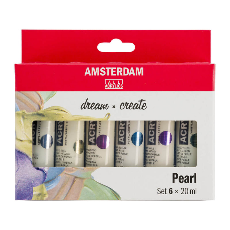 Amsterdam Acrylic Pearl Set 6x20ml