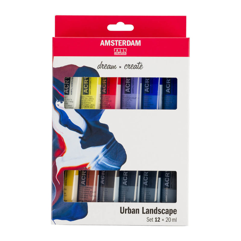 Amsterdam Acrylic Urban Set 12 x 20ml