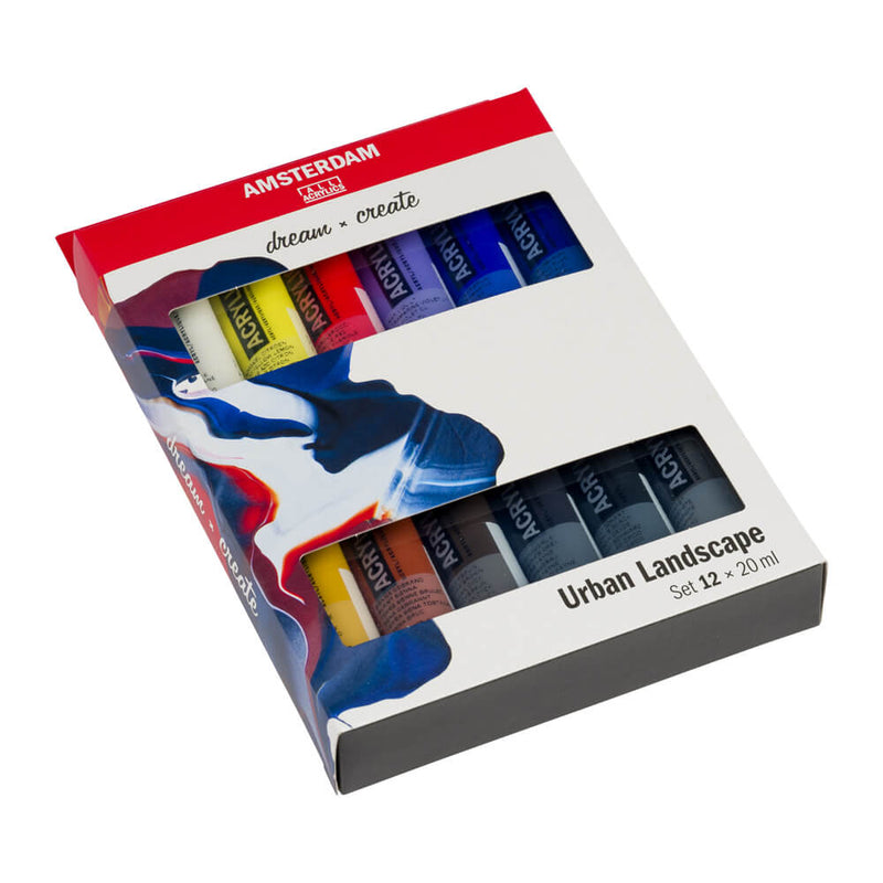 Amsterdam Acrylic Urban Set 12 x 20ml