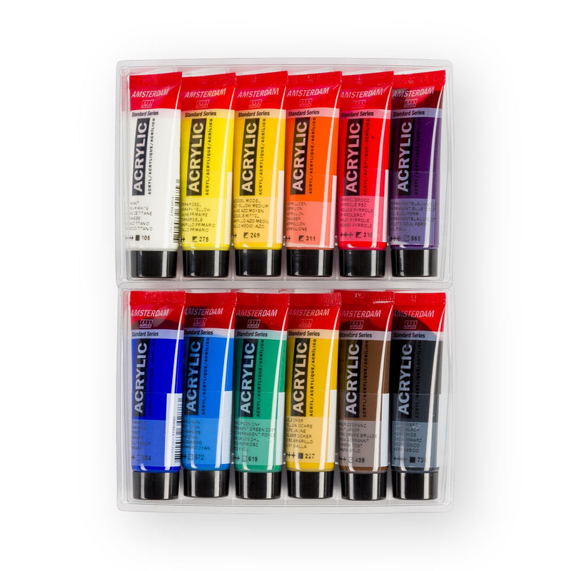 Amsterdam Acrylic - General Set (12 x 20ml)