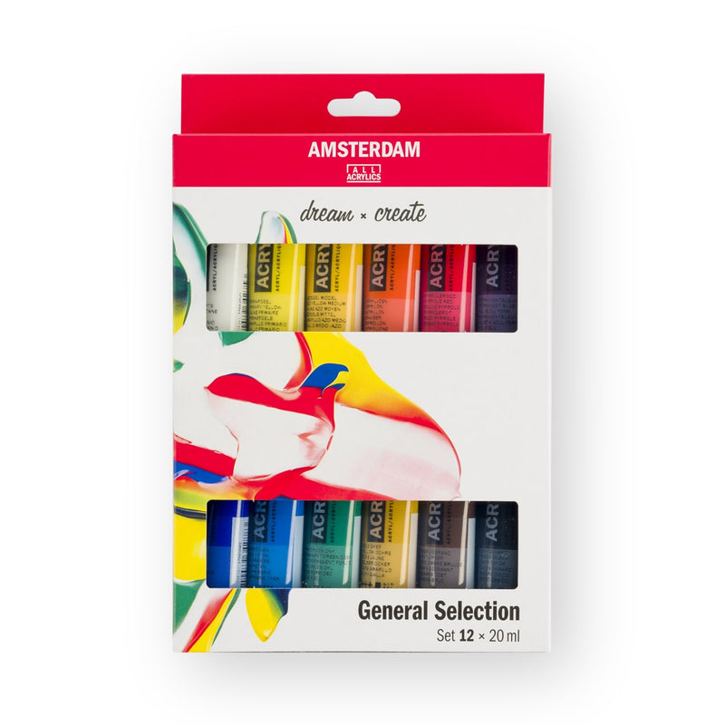 Amsterdam Acrylic - General Set (12 x 20ml)