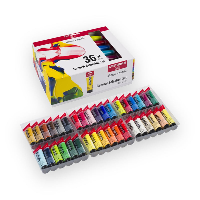 Amsterdam Acrylic General Set (36 x 20ml)