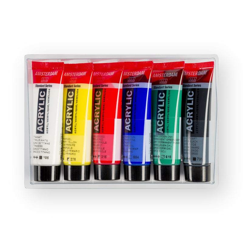 Amsterdam Acrylic - General Set (6 x 20ml)