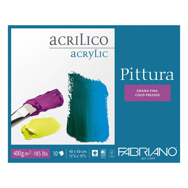 Fabriano Pittura Acrylic Painting Paper Blocks (400gsm)