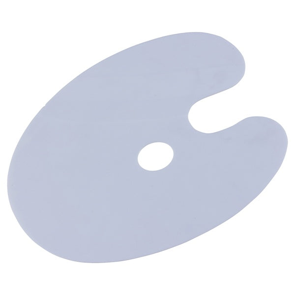 Jakar White Plastic Flat Kidney Palette 33 x 25cm