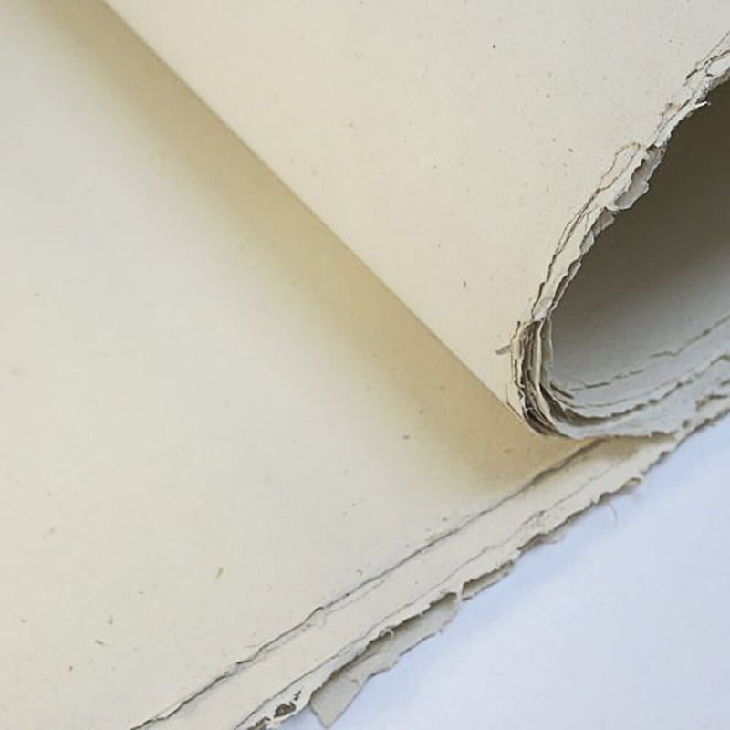 Khadi Handmade Indian Sunn Hemp Paper (56x76cm) Single Sheets