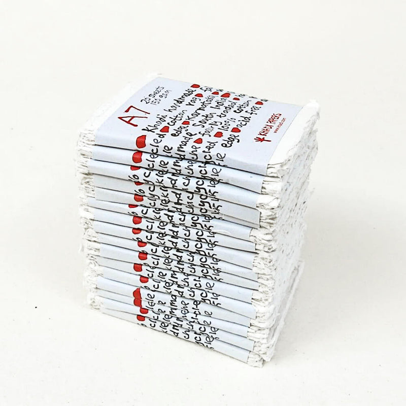 Khadi Handmade White Cotton Rag Paper Packs