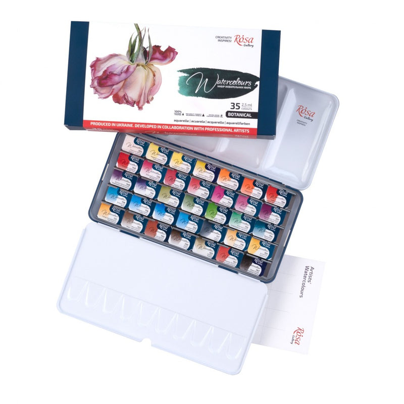 ROSA Gallery Artists' Watercolours Botanical Sets
