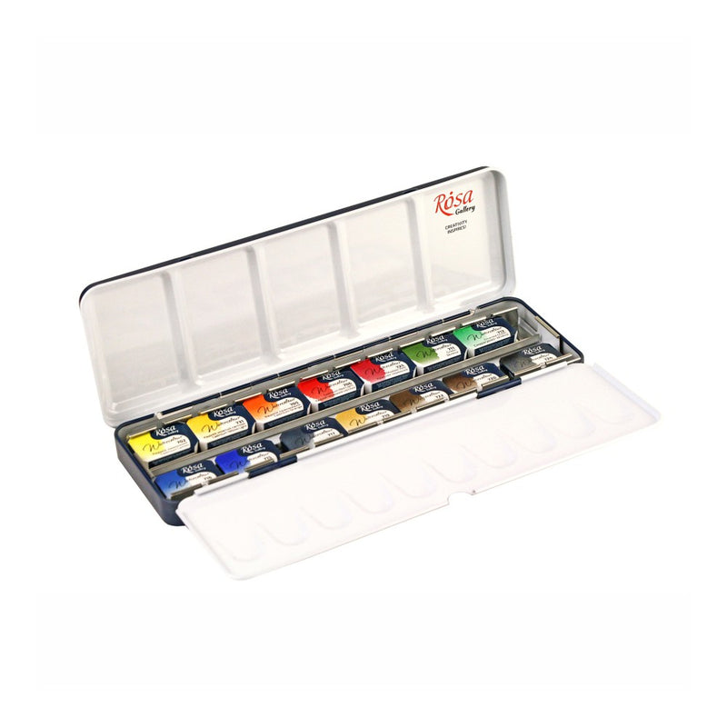 Rosa Gallery Artists' Watercolours Classic Set (14 Whole Pans)