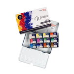 Rosa Gallery Artists' Watercolours Monopigmented Set (12 Whole Pans)