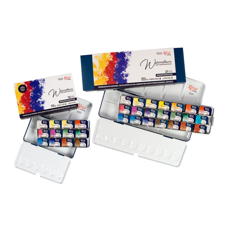 ROSA Gallery Artists' Watercolours Monopigmented Sets