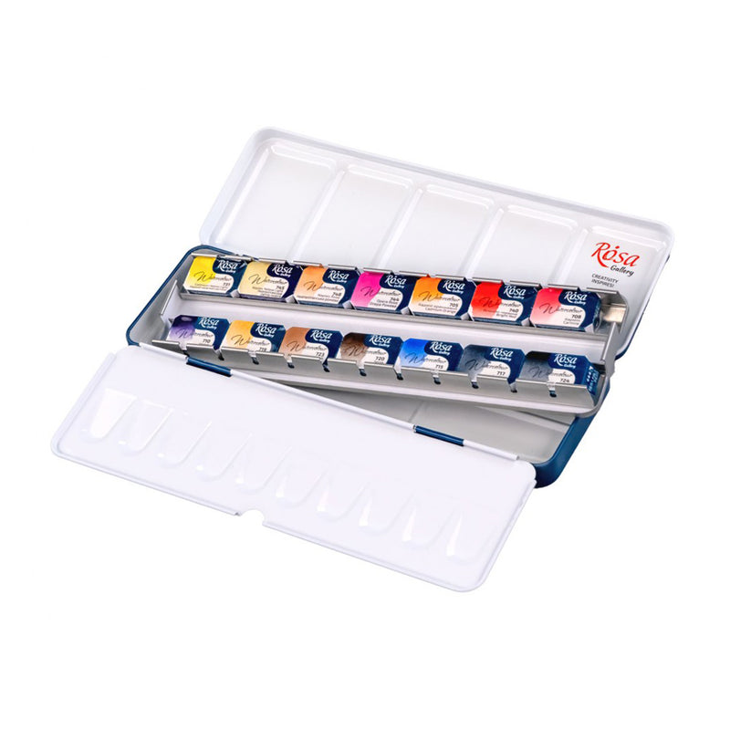 ROSA Gallery Artists' Watercolours Portrait Set (14 Whole Pans)