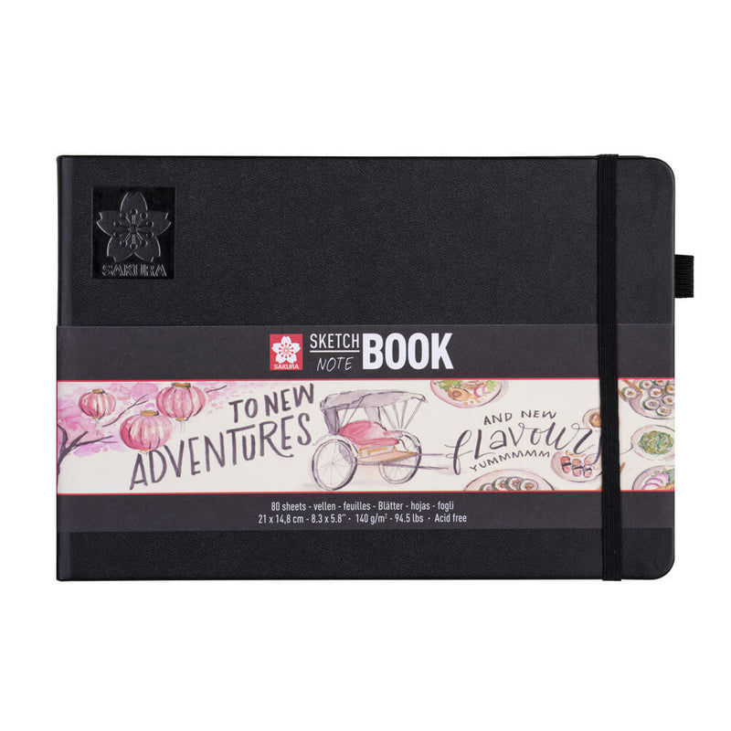 Sakura Hardback Sketch/Note Books (Cream Paper)