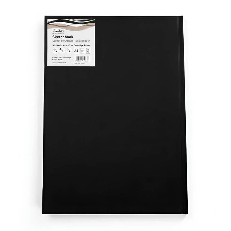 Seawhite Black Cloth Hardcover Sketchbooks