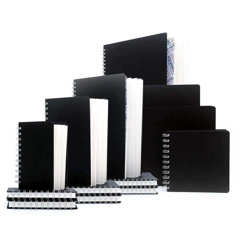 Seawhite Euro Black Microline Cover Sketchbooks