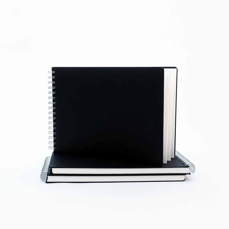 Seawhite Euro Black Poplin Hardcover Sketchbooks