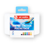 Talens Art Creation Watercolour Pocket Box (12 Half-Pans)