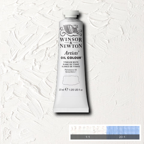 Winsor & Newton Artists Oil Colour Paint 37ml (Black, Grey and White)