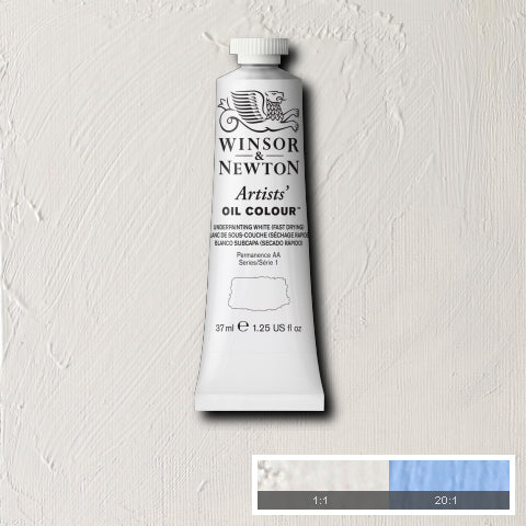 Winsor & Newton Artists Oil Colour Paint 37ml (Black, Grey and White)