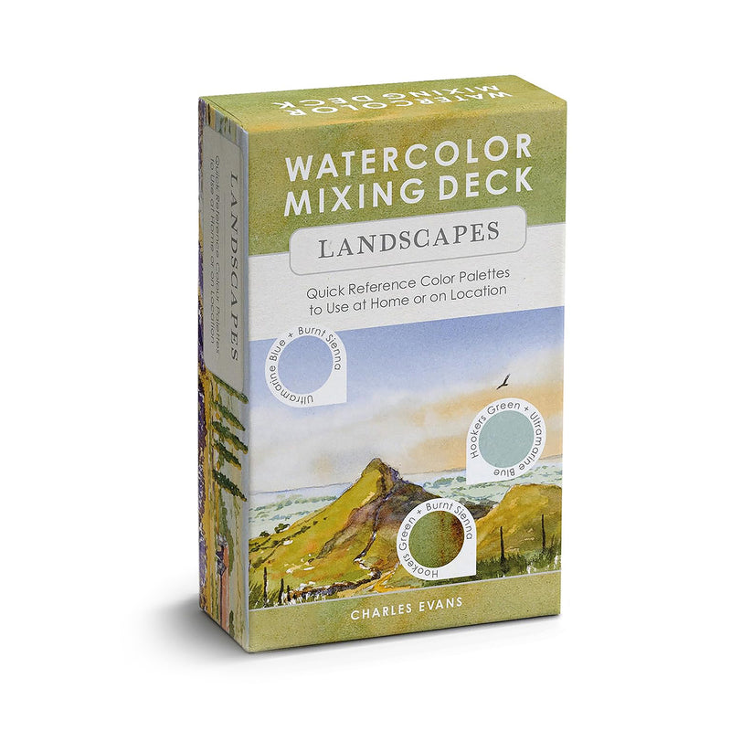 Watercolour Mixing Deck : Landscapes by Charles Evans