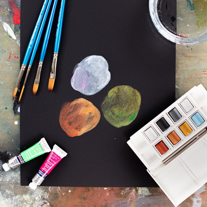 Winsor & Newton Cotman Metallic Half Pan Set