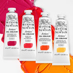 Winsor & Newton Artists Oil Colour Paint 37ml (Yellow, Orange, Red and Pink)