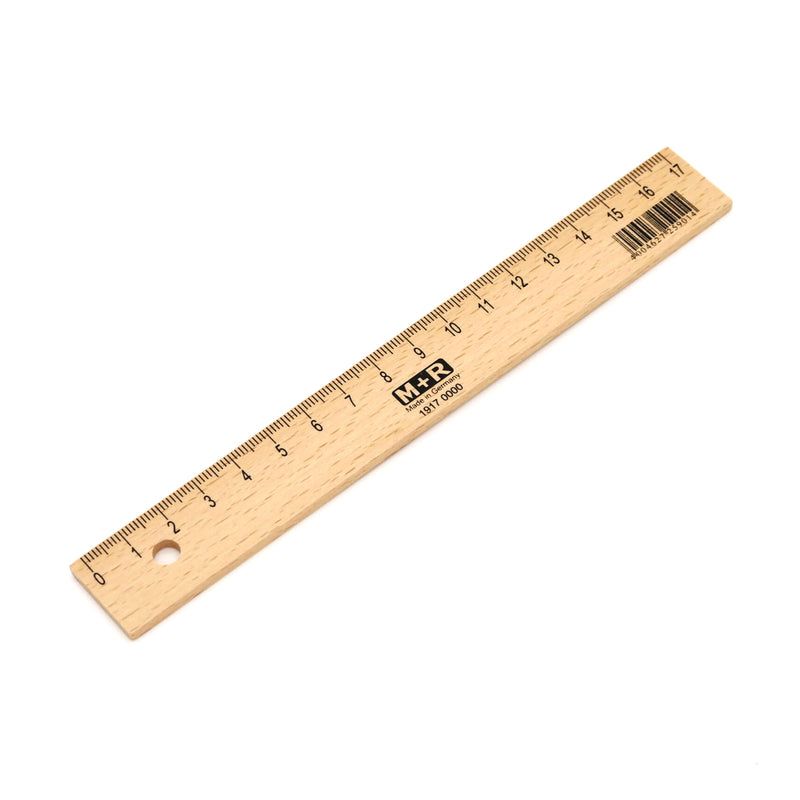 Beechwood & Steel Ruler