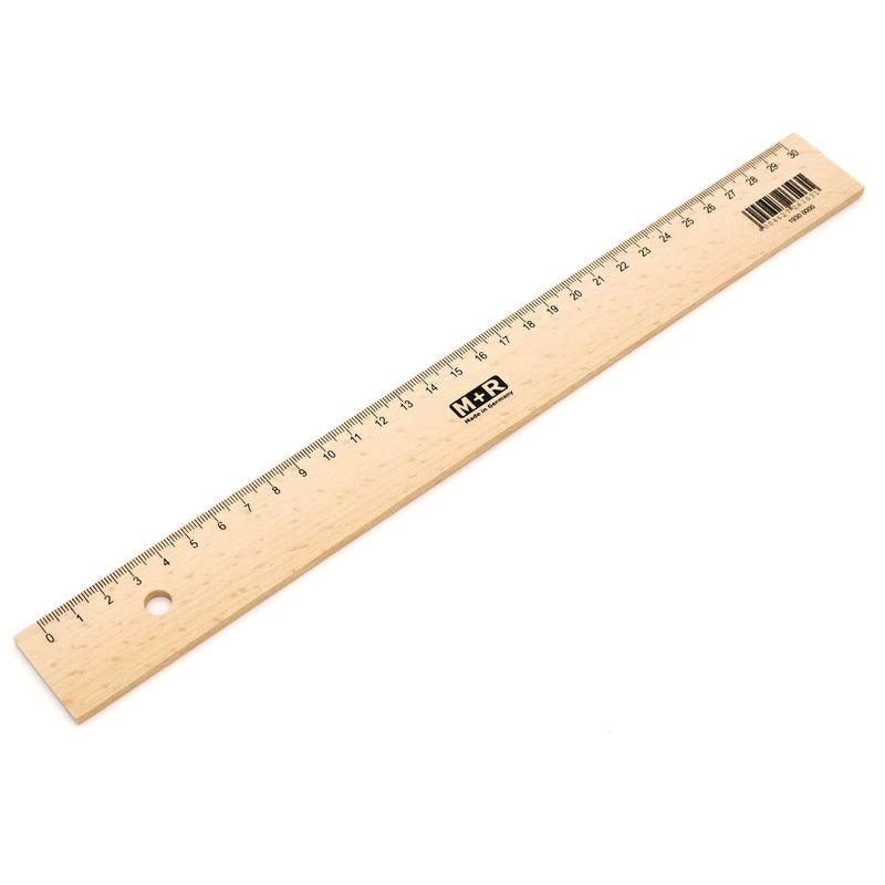 Beechwood & Steel Ruler