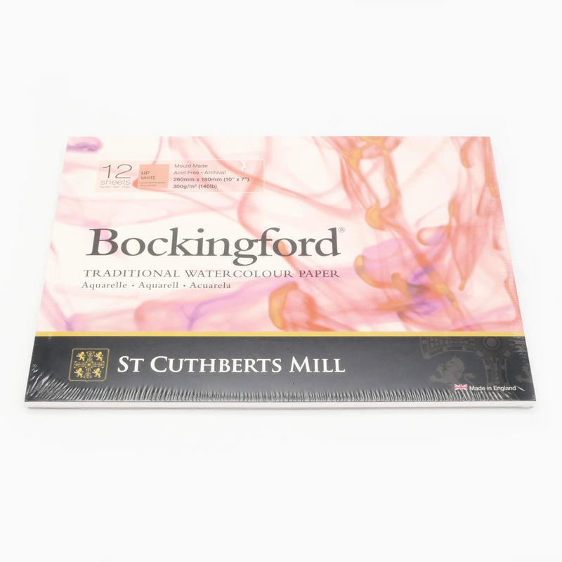 Bockingford Glued Watercolour Paper Pads (300gsm/140lb) - Hot Pressed